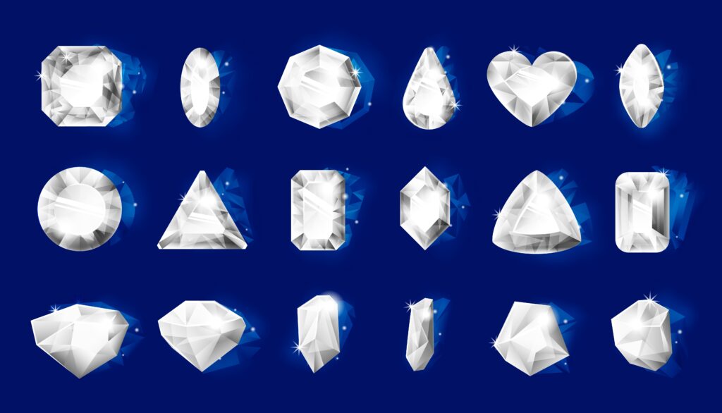 How do the Four Cs (cut, color, clarity, and carat) determine a diamond’s value?