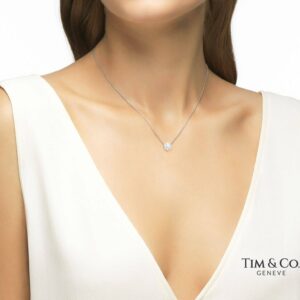 TIM & CO. CLASSIC SOLITAIRE NECKLACE WITH DIAMOND - 1.0 CARAT