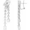 Tim & Co. White Gold Lab-Grown Diamond Dangle Earrings
