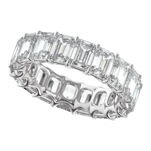 Tim & Co. Platinum Natural Diamond Low Profile Eternity Band (12 1/3 CTW)