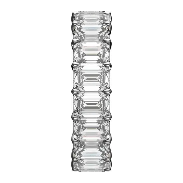 Tim & Co. Platinum Natural Diamond Low Profile Eternity Band (12 1/3 CTW)