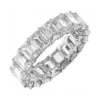 Tim & Co. Platinum Natural Diamond Low Profile Eternity Band (12 1/3 CTW)
