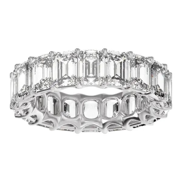Tim & Co. Platinum Natural Diamond Low Profile Eternity Band (12 1/3 CTW)
