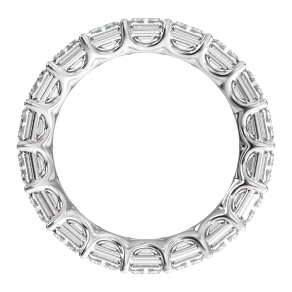 Tim & Co. Platinum Natural Diamond Low Profile Eternity Band (12 1/3 CTW)