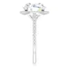 Tim & Co. Platinum Natural Diamond Halo Ring