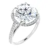 Tim & Co. Platinum Natural Diamond Halo Ring