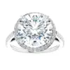 Tim & Co. Platinum Natural Diamond Halo Ring