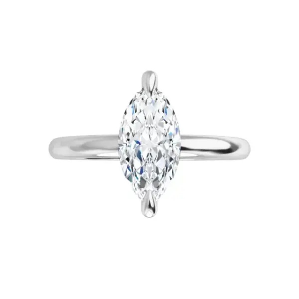 videoframe_1160 Tim & Co. Platinum Marquise Solitaire Engagement Ring