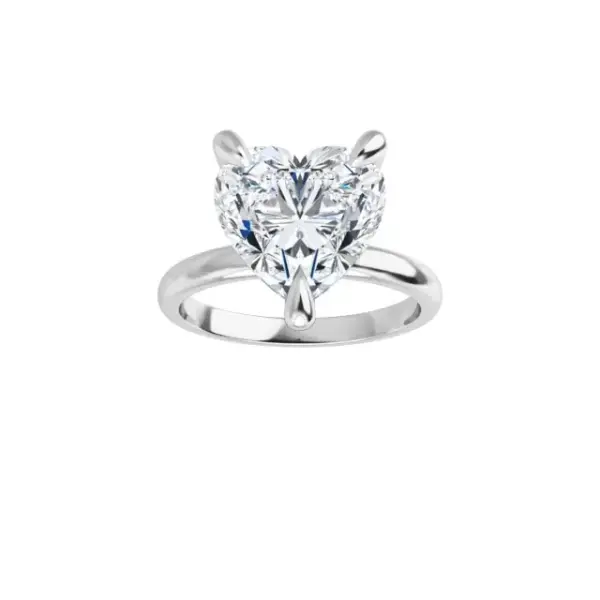 videoframe_2019 Tim & Co. Platinum Heart Solitaire Engagement Ring